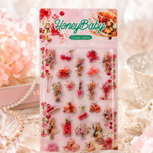 画像をギャラリービューアに読み込む, HoneyBabyチェリー箔押しCandyGemsシール|nene_hope_heart(ネネホープハート)