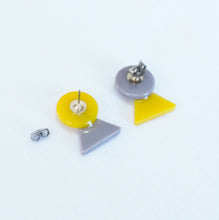 画像をギャラリービューアに読み込む, まるさんかくピアス|PlusDot+.(プラスドット)