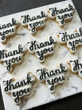 画像をギャラリービューアに読み込む, 有機小麦使用 無添加アイシングクッキー〜thank you スタイリッシュ プチギフト〜|ATELIER CHUCOLA(アトリエチュコラ)