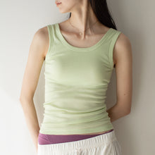 画像をギャラリービューアに読み込む, コットンシルク パッド付タンクトップ|ayame(アヤメ)|ayame(アヤメ)