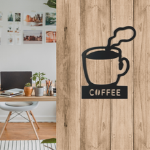 画像をギャラリービューアに読み込む, ルームサイン コーヒー カフェ 貼付けタイプ ドアサイン ピクトサイン ドアプレート|gram(グラム)