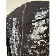 画像をギャラリービューアに読み込む, Men's patchwork shirt paint black- メンズパッチワークシャツ ペイント黒|Merci DIEU(メルシーデュー)