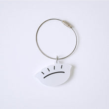 画像をギャラリービューアに読み込む, KEY RING(餃子-黒-)|ホニャララッパー