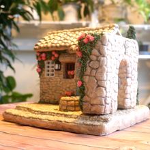 画像をギャラリービューアに読み込む, ソーラーライトのモルタルハウス・プロヴァンスの街並み(アーチ)|plants.garden.paradise(プランツガーデンパラダイス)