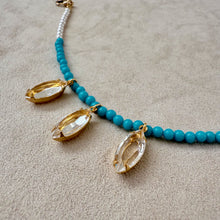 画像をギャラリービューアに読み込む, 【ブレスレット】爽やかなターコイズブルーで彩る春夏の輝きブレスレット|ERIKOART(エリコアート)