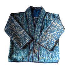 画像をギャラリービューアに読み込む, vintage kantha jacket "蒼の記憶" #1|ananyaユイイツムニ(アナンヤユイイツムニ)