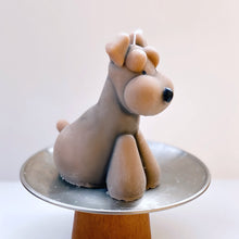 画像をギャラリービューアに読み込む, おりこうな犬のキャンドル【シュナウザー】Brown|Studiok.k(スタジオケーケー)