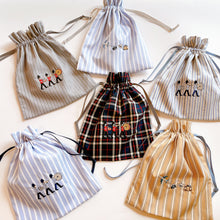 画像をギャラリービューアに読み込む, Palpitation Original Embroidery Kinchaku / Love To Travel|Palpitation(パルピテーション)