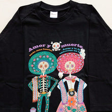 画像をギャラリービューアに読み込む, VIVA LOS MUERTOS ラグランTシャツ|ATELIER DOKURO(アトリエドクロ)