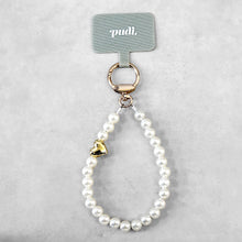 画像をギャラリービューアに読み込む, パール&ハートストラップ|pudi(プディ)