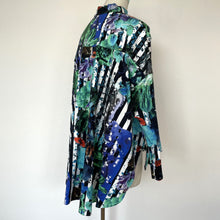 画像をギャラリービューアに読み込む, Manteau shirt E - マントシャツE白黒ストライプ|Merci DIEU(メルシーデュー)