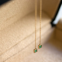 画像をギャラリービューアに読み込む, ーdepuis ー エメラルドチェーンピアス|Harry jewelry(ハリージュエリー)