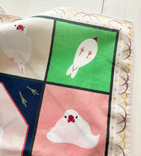 画像をギャラリービューアに読み込む, ハンカチ《文鳥》|コトリヨガ