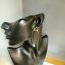 画像をギャラリービューアに読み込む, ブルーオパールイヤリング|TIROL(チロル)