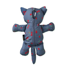 画像をギャラリービューアに読み込む, -【さくら耳猫L】-フォルダブルバッグCAT-L チェリー/グレー|Eleph(エレフ)