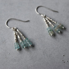 画像をギャラリービューアに読み込む, ローマングラスとカレンシルバーのフリンジピアス|YEAH.JAPAN(イエアジャパン)