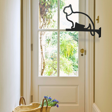 画像をギャラリービューアに読み込む, ルームサイン ねこ ペット 猫がいます 突き出しタイプ ドアサイン ピクトサイン ドアプレート|gram(グラム)