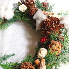 画像をギャラリービューアに読み込む, リンゴとシナモンのXmasリース|Luna et Lily(ルナエリリ)