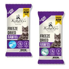 画像をギャラリービューアに読み込む, フリーズドライ猫用おやつお試しセット-クロコダイルマッスルミート(ワニ肉)・ワイルドコートマグロ(天然マグロ)|Kelly&Co's(ケリーアンドコー)