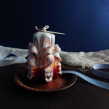 画像をギャラリービューアに読み込む, Romanceキャンドル オレンジ×ワインレッド|COCOMONA(ココモナ)