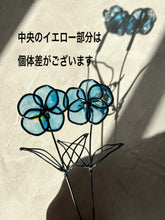 画像をギャラリービューアに読み込む, カラフルパンジー|wire art Niko(ワイヤーアートニコ)