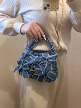 画像をギャラリービューアに読み込む, new denim ribbon bag|ittoo(イットトゥー)