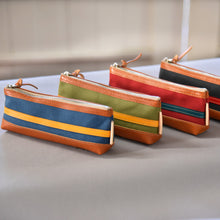 画像をギャラリービューアに読み込む, 革と高島帆布のペンケース|Cogocoro(コゴコロ)