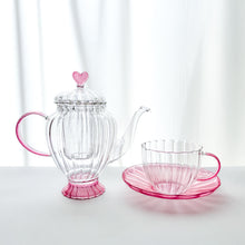 画像をギャラリービューアに読み込む, 桜ハートティーセット(耐熱ガラス)|Blanche Neige By ちょこにゃん(ブランシュネージュバイチョコニャン)