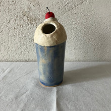 画像をギャラリービューアに読み込む, ブルーのクリームソーダ 花瓶 ペン立て|とうげい hanaga(トウゲイ ハナガ)