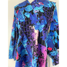 画像をギャラリービューアに読み込む, Patchwork shirt E blue - パッチワークシャツ Eブルー|Merci DIEU(メルシーデュー)