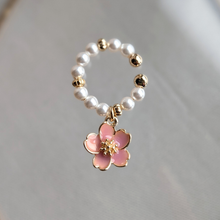 画像をギャラリービューアに読み込む, イヤーカフ イヤカフ 桜 パール ゴールド おしゃれ シンプル プレゼント ギフト|orie(オリエ)