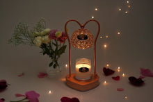 画像をギャラリービューアに読み込む, キャンドルウォーマーシャンデリアハート|MON AROME CHERI candle(モナロームシェリキャンドル)