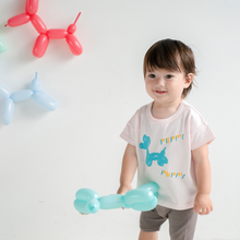 画像をギャラリービューアに読み込む, BALLOON PUPPY TEE SHIRT|minima arca(ミニマアルカ)