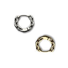 画像をギャラリービューアに読み込む, Linked Calm Hoop pierce|Lyvi(ライヴィ)