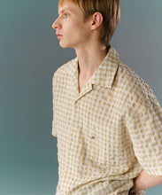 画像をギャラリービューアに読み込む, Fresh Check Seersucker Open-Collar Shirt (POPUP限定)|MODE COMMUTER(モードコミューター)