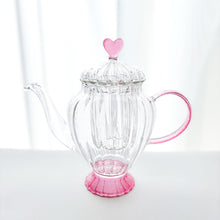 画像をギャラリービューアに読み込む, 桜ハートティーセット(耐熱ガラス)|Blanche Neige By ちょこにゃん(ブランシュネージュバイチョコニャン)