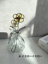 画像をギャラリービューアに読み込む, カラフルパンジー|wire art Niko(ワイヤーアートニコ)