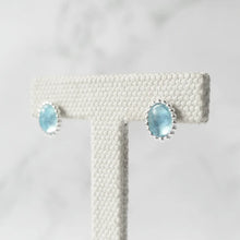 画像をギャラリービューアに読み込む, アクアマリン スタッドピアス(シルバー925)|SMUK(スムーク)