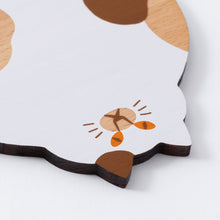 画像をギャラリービューアに読み込む, 猫雑貨・木製プレート&コースター【ねこまみれ 香箱座り】|Ten&O Art+Craft(テンアンドオー アートクラフト)