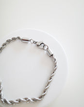 画像をギャラリービューアに読み込む, Rope Stainless Chian Bracelet|F JewelryProducts(エフジュエリープロダクツ)