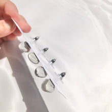 画像をギャラリービューアに読み込む, 水彩鉱石レジンピアス/イヤリングbehind Black|mi-style(ミースタイル)