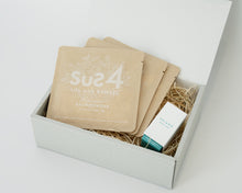 画像をギャラリービューアに読み込む, 【ギフトにおすすめ】無添加入浴剤sus4 10g/3個+アロマオイルERIANA/1個セット ギフトボックス|sus4(サスフォー)
