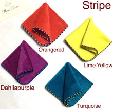 画像をギャラリービューアに読み込む, ストライプ タオルハンカチ|Mon Luxe (モンリュクス)