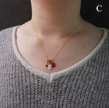 画像をギャラリービューアに読み込む, Three Top Necklace / 14KGF chain|soiesoie(ソワソワ)