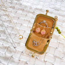 画像をギャラリービューアに読み込む, ジュエリーケース 金襴 ミニがま口 和柄ストラップ付|六屋(ムツヤ)