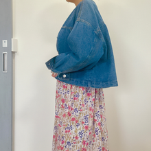 画像をギャラリービューアに読み込む, ブロックプリントのカシュクールワンピース インド綿 一点モノ|かっぽう着屋(カッポウギヤ)|かっぽう着屋(カッポウギヤ)