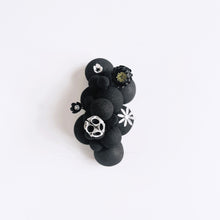 画像をギャラリービューアに読み込む, 炭団オブジェ/〇+モノトーン|櫂の炭(カイノスミ)