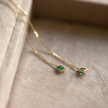 画像をギャラリービューアに読み込む, ーdepuis ー エメラルドチェーンピアス|Harry jewelry(ハリージュエリー)