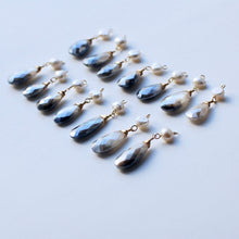 画像をギャラリービューアに読み込む, ハルモニア|淡水パールとムーンストーンの耳飾り|Une(ウーネ)