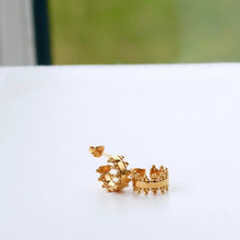 画像をギャラリービューアに読み込む, K18 アラビアン クラウン ピアス|KAYO & Coco Jewelry(カヨアンドココジュエリー)